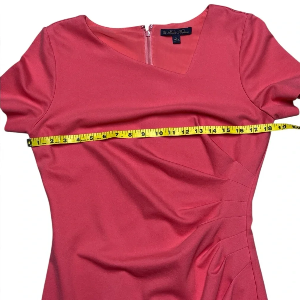 Brooks Brothers Coral Pink Midi Dress - Picture 9 of 12